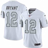 Nike Men & Women & Youth Raiders 12 Martavis Bryant White Color Rush Limited Jersey,baseball caps,new era cap wholesale,wholesale hats